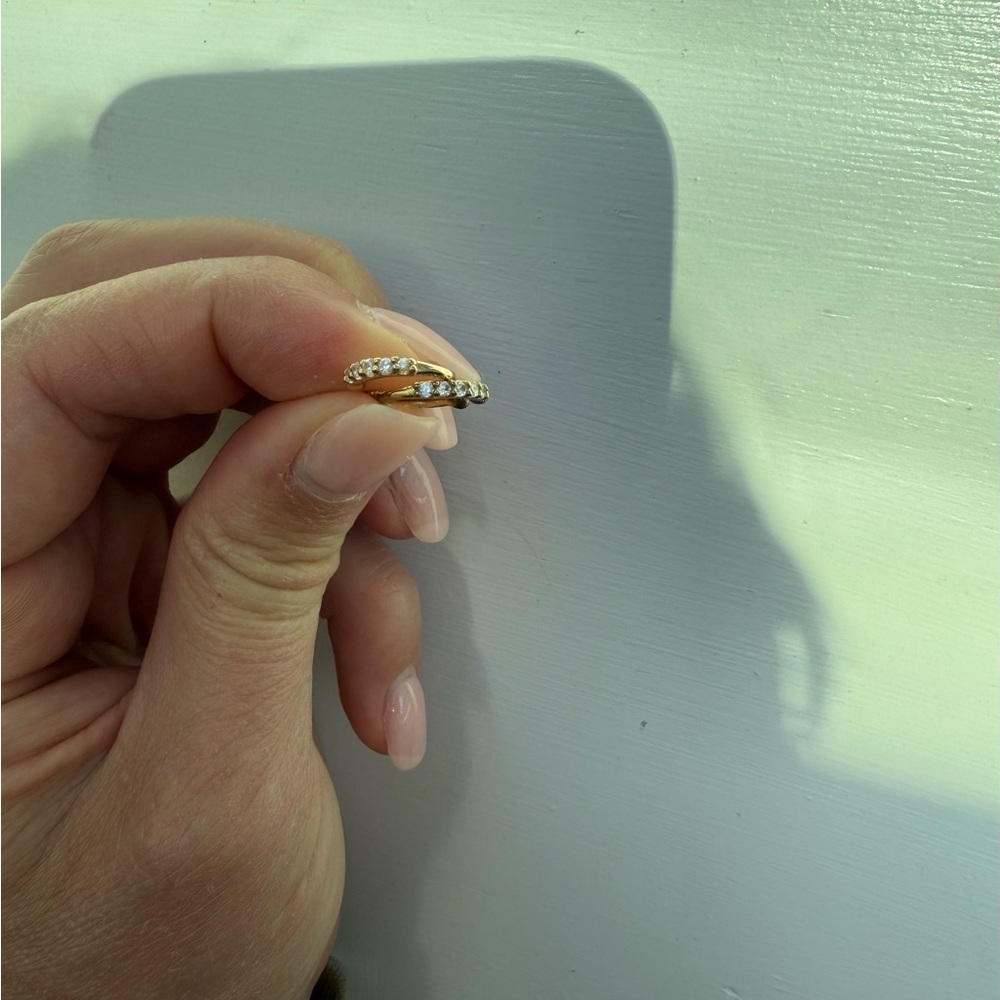 J Bubs Gold diamond ear cuffs - Picture 6 of 6